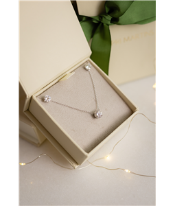 COLAR SOLITRIO MOISSANITE 8mm